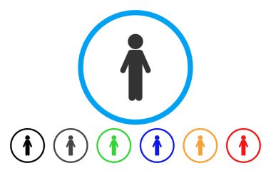 Ayakta alt simge yuvarlak