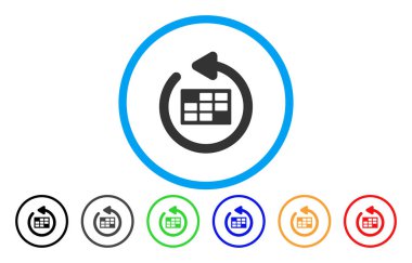 Takvim tablosu yuvarlatılmış simgesini Yenile