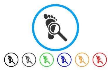 Denetim ayak izi yuvarlak simge