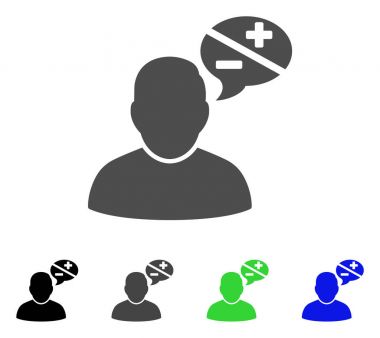 Kullanıcı değişkenleri düz simgesi