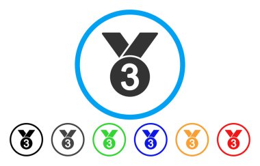 Bronz madalya yuvarlak simge