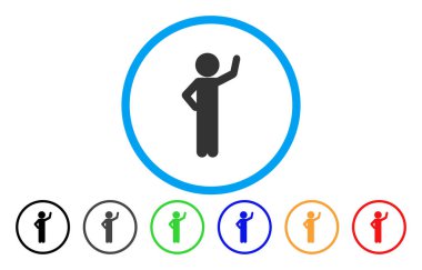 Çocuk güvence yuvarlak simge