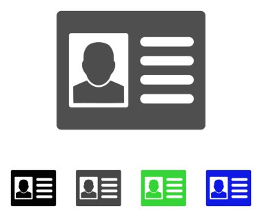 Kullanıcı hesabı düz simgesi