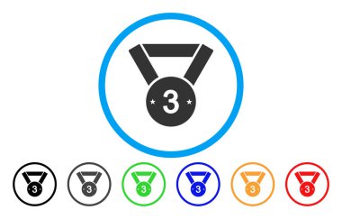 Üçüncü madalya yuvarlak simge