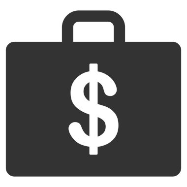 İş büyük düz vektör simgesi