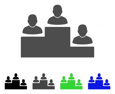 Kullanıcı derecelendirme düzeyleri düz simgesi