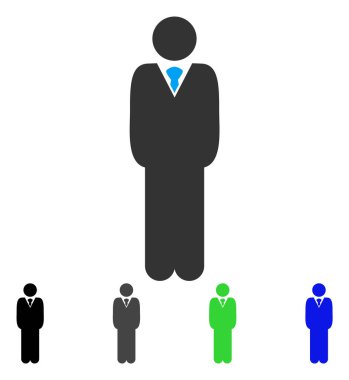 Yönetici Düz Simgesi