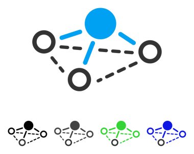 molekülün düz simgesi