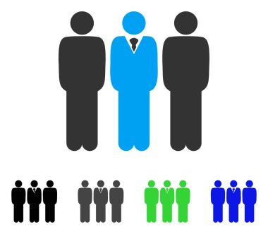 Takım Yöneticisi düz simgesi