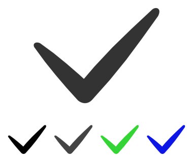 Geçerli düz simgesi