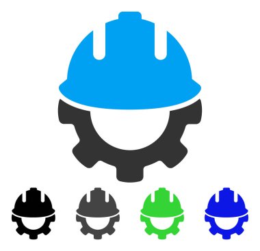 Geliştirme düz simgesi