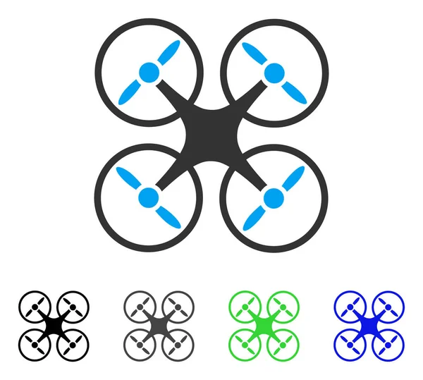 Nanocopter düz simgesi