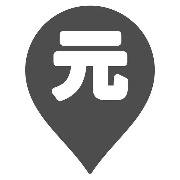 Yuan Renminbi Marker flaches Symbol — Stockvektor