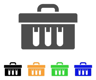 Analiz büyük düz simgesi