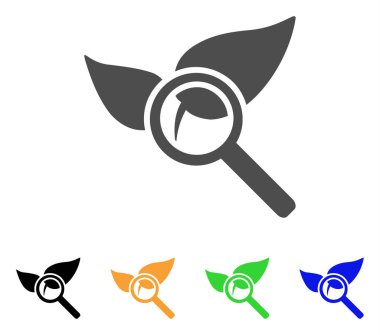 Otlar düz simgesini bulun