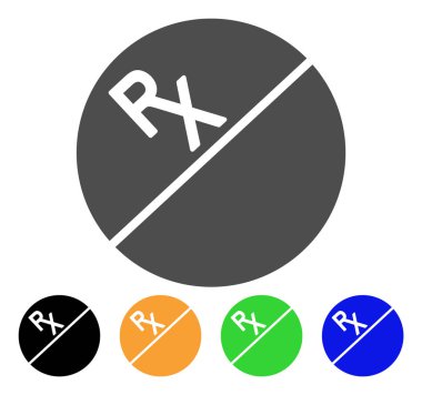 İlaç Tablet düz simgesi