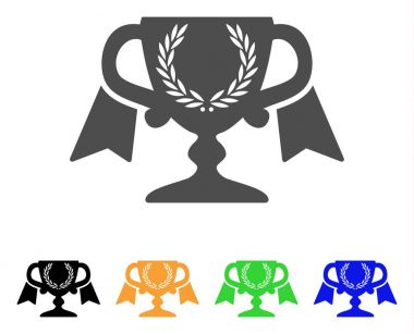 Başarı Ödülü Kupası düz simgesi