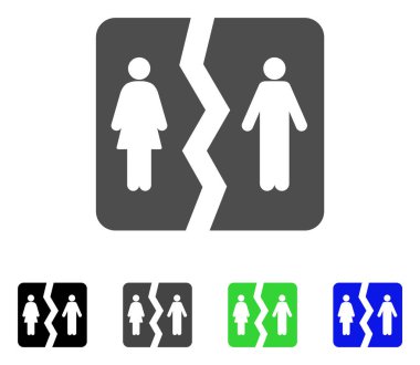 Boşanma vektör simgesi