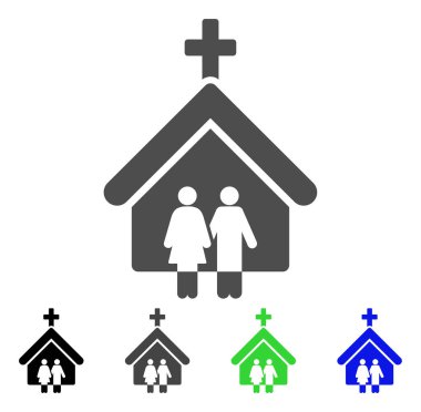 Aile Kilisesi vektör simgesi