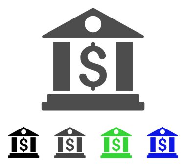 Banka Office vektör simgesi