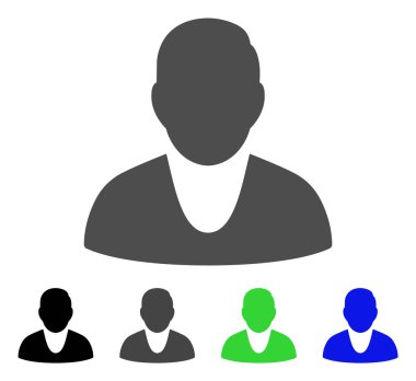 İstemci vektör simgesi