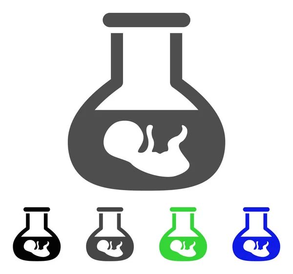 I Vitro Embryo vektor symbol — Stock vektor