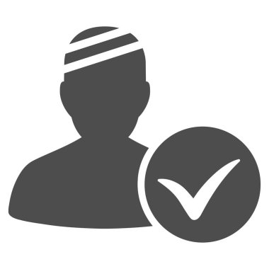 Hasta Ok düz simgesi