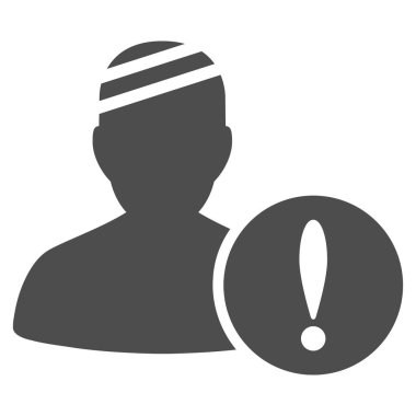 Sabırlı Problem düz simgesi