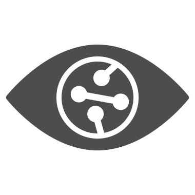 Akıllı Kontakt Lens düz simgesi