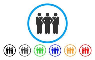 Takım yuvarlak vektör simgesi