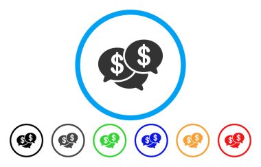 Mali Webinar yuvarlak vektör simgesi