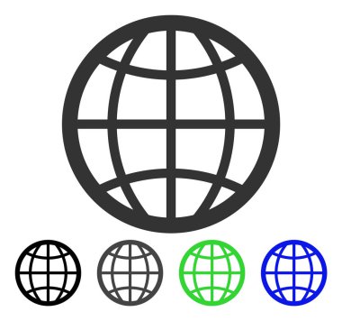 Dünya Vektör Simgesi