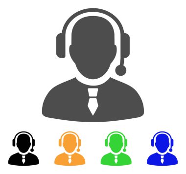 Dağıtıcı düz simgesi