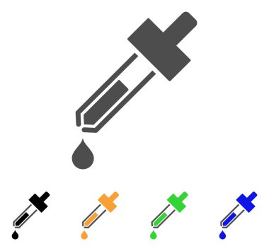 Damlalık düz simgesi