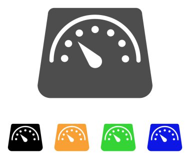 Zemin ölçekleri düz simgesi