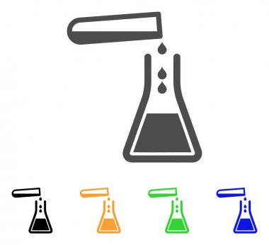 Sıvı transfüzyonu düz simgesi