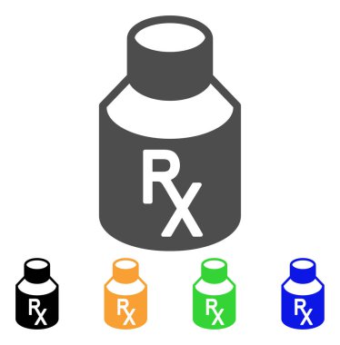 Karışım şişe düz simgesi