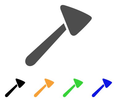 Nörolog çekiç düz simgesi