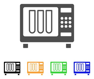 Sterilizatör düz simgesi