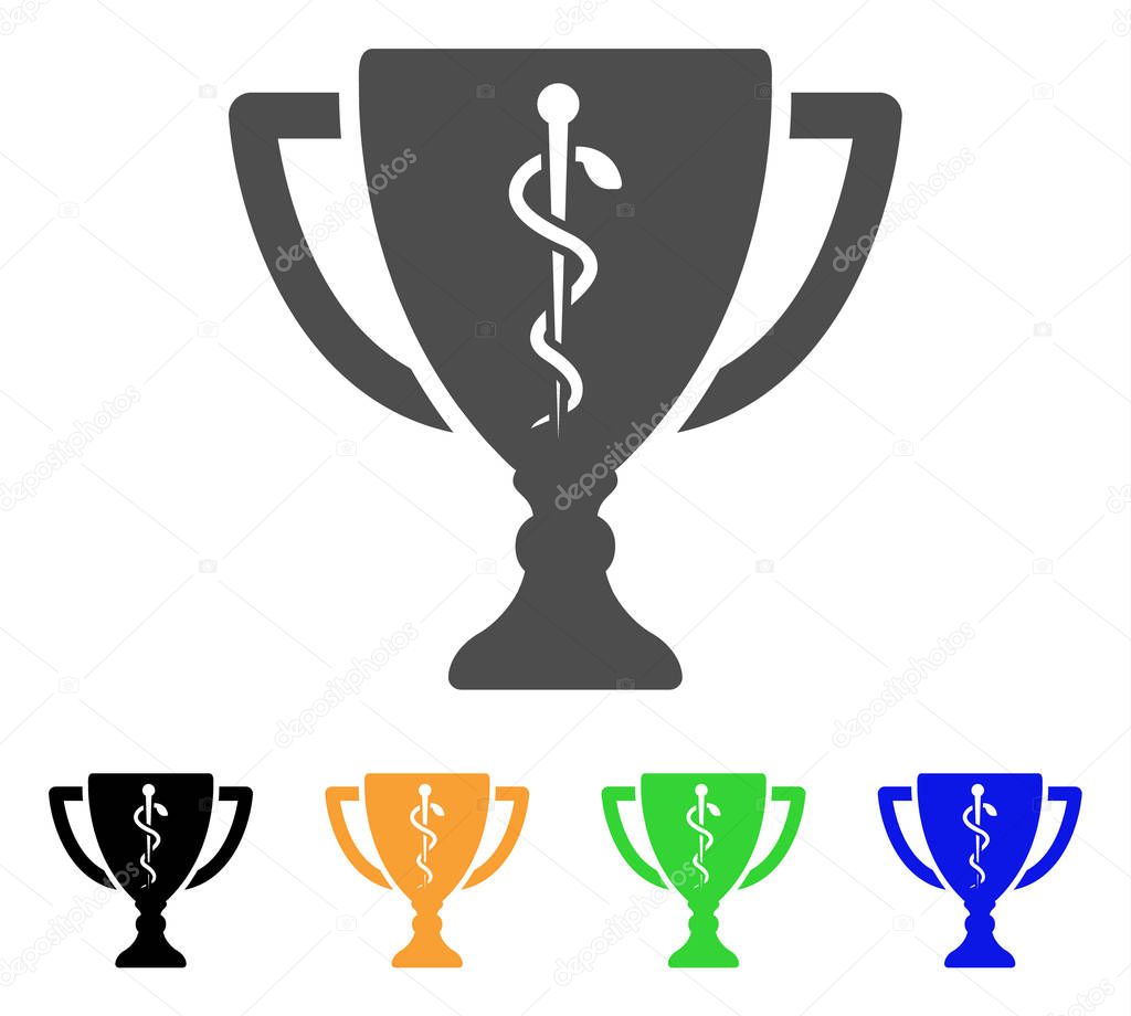 Medical Award Cup Flat Icon