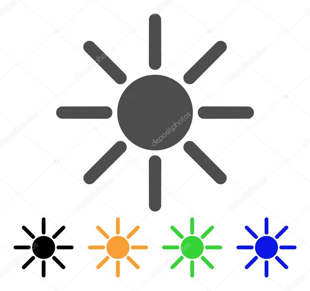 Sun Flat Icon