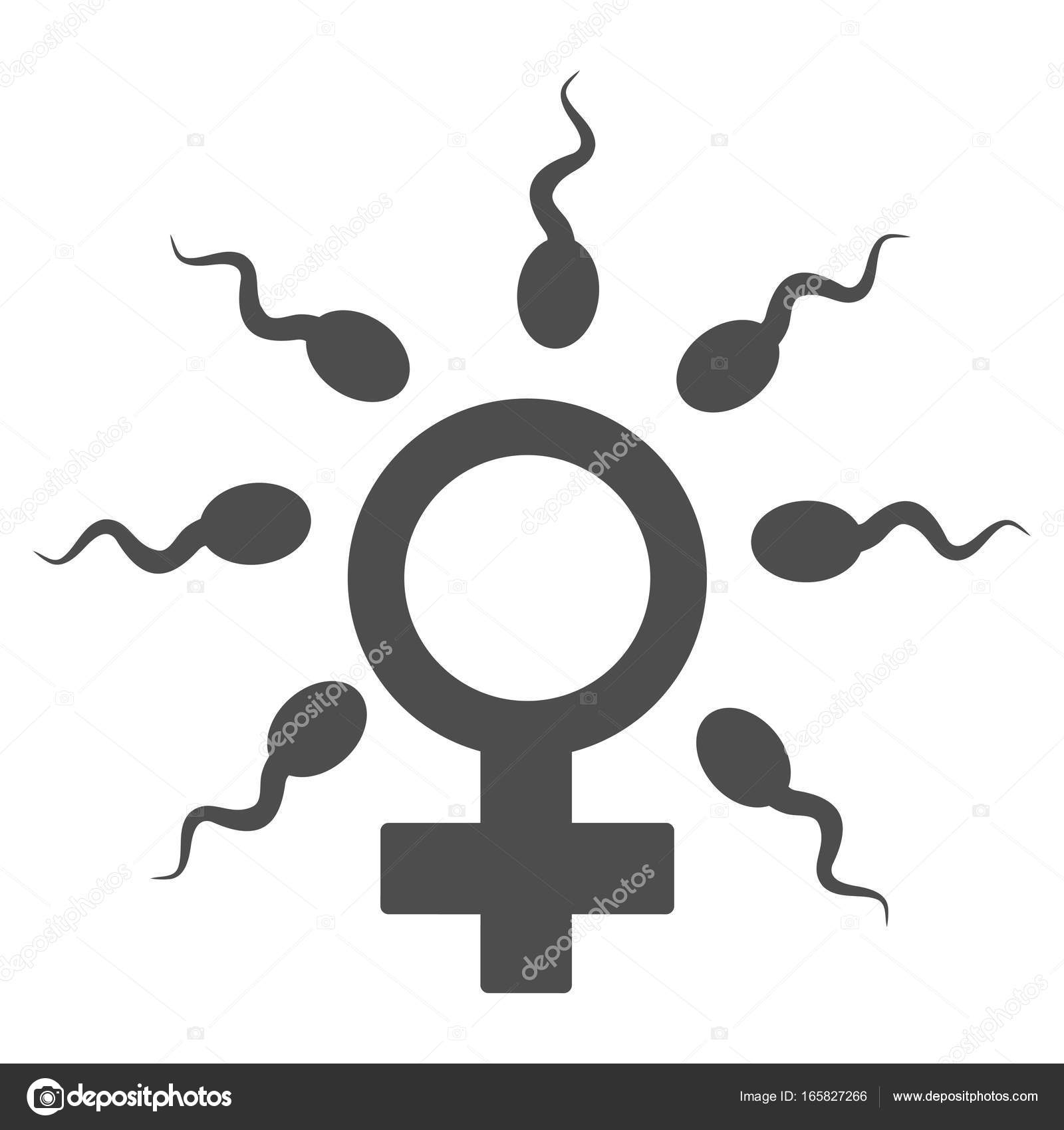 精子受精平面图标图库矢量图©ahasoft 165827266