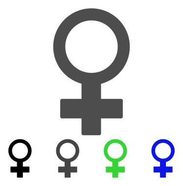 Kadın simge vektör simgesi