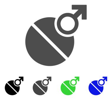 Erkek ereksiyon Tablet vektör simgesi