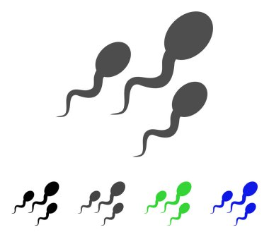 Sperm vektör simgesi