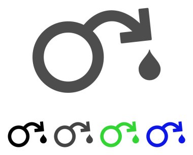 Zührevi hastalık iktidarsızlık vektör simgesi