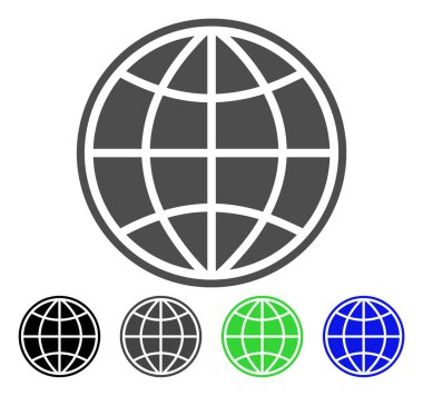 Dünya vektör simgesi