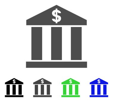 Banka oluşturma vektör simgesi