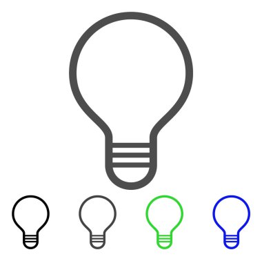 ampul vektör simgesi