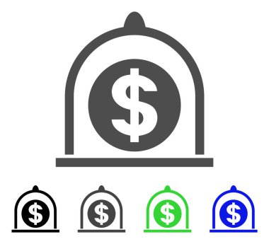 Doları standart vektör simgesi